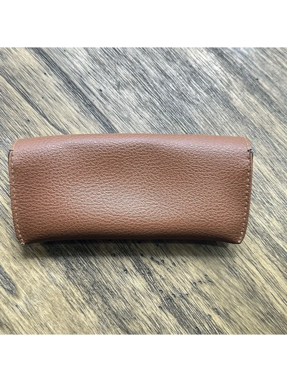 Ray-Ban Luxotica Brown Leather Sunglasses Case ONLY